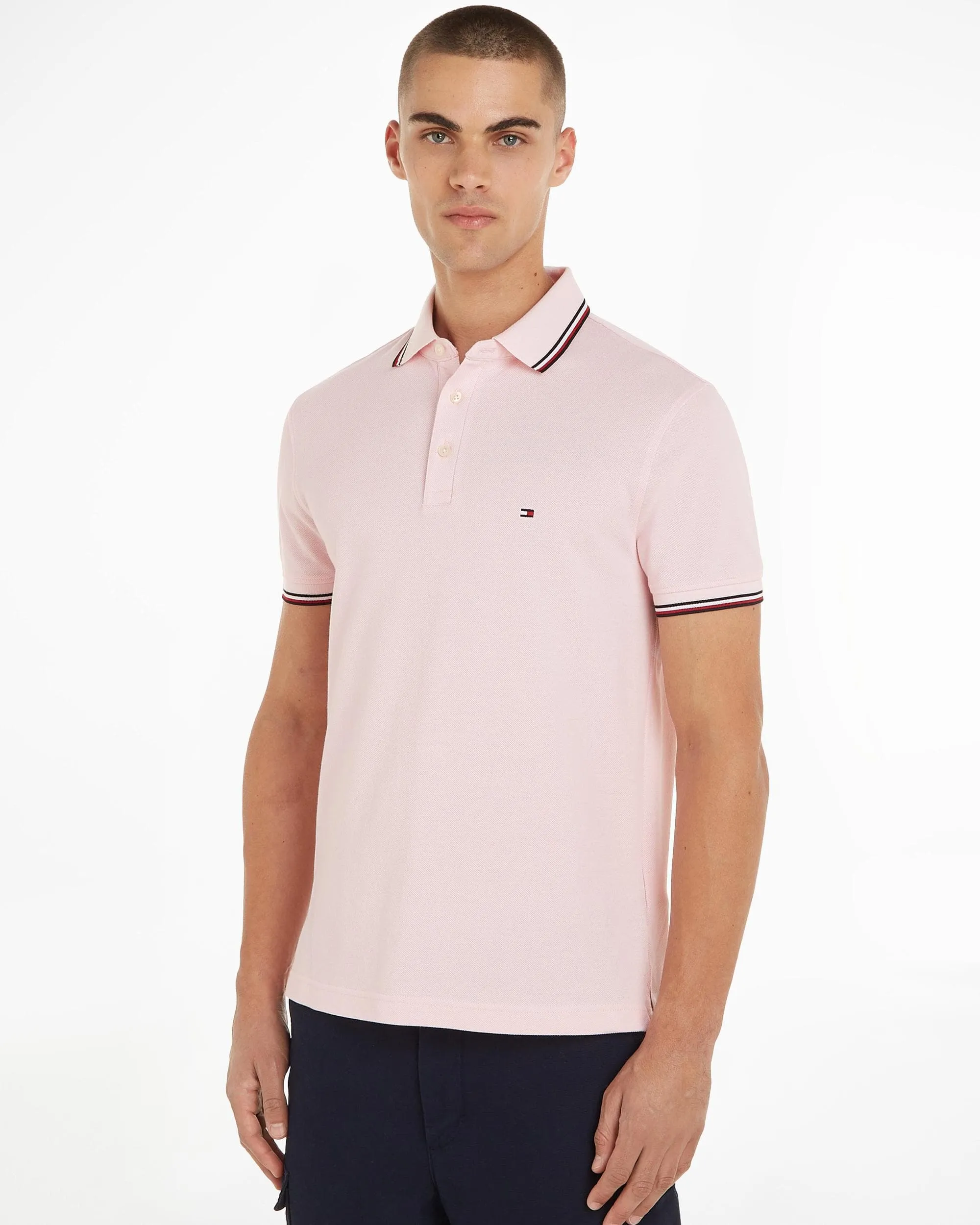 1985 RWB Tipped Mens Slim Polo