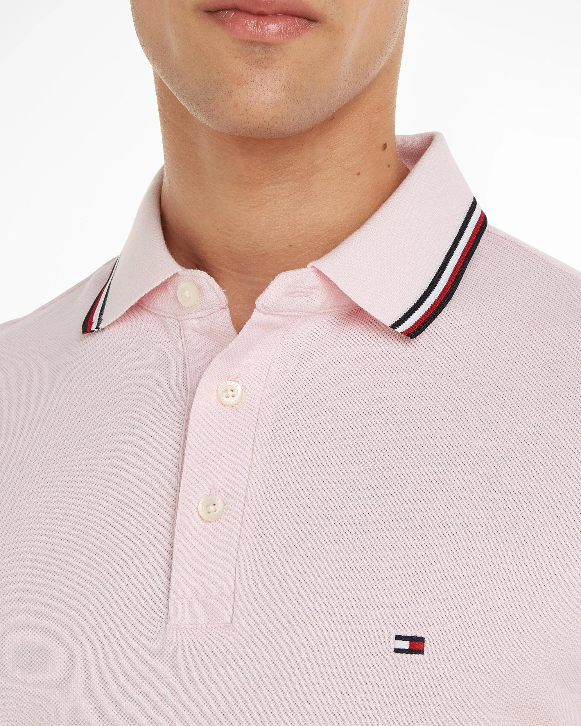 1985 RWB Tipped Mens Slim Polo