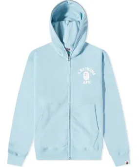 A Bathing Ape Men's College Relaxed Fit Full Zip Hoodie