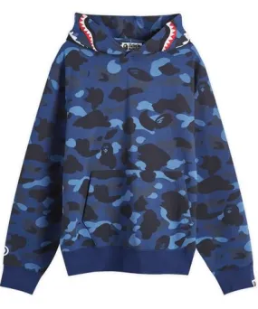 A Bathing Ape Men's Colour Camo Shark Pullover Hoodie