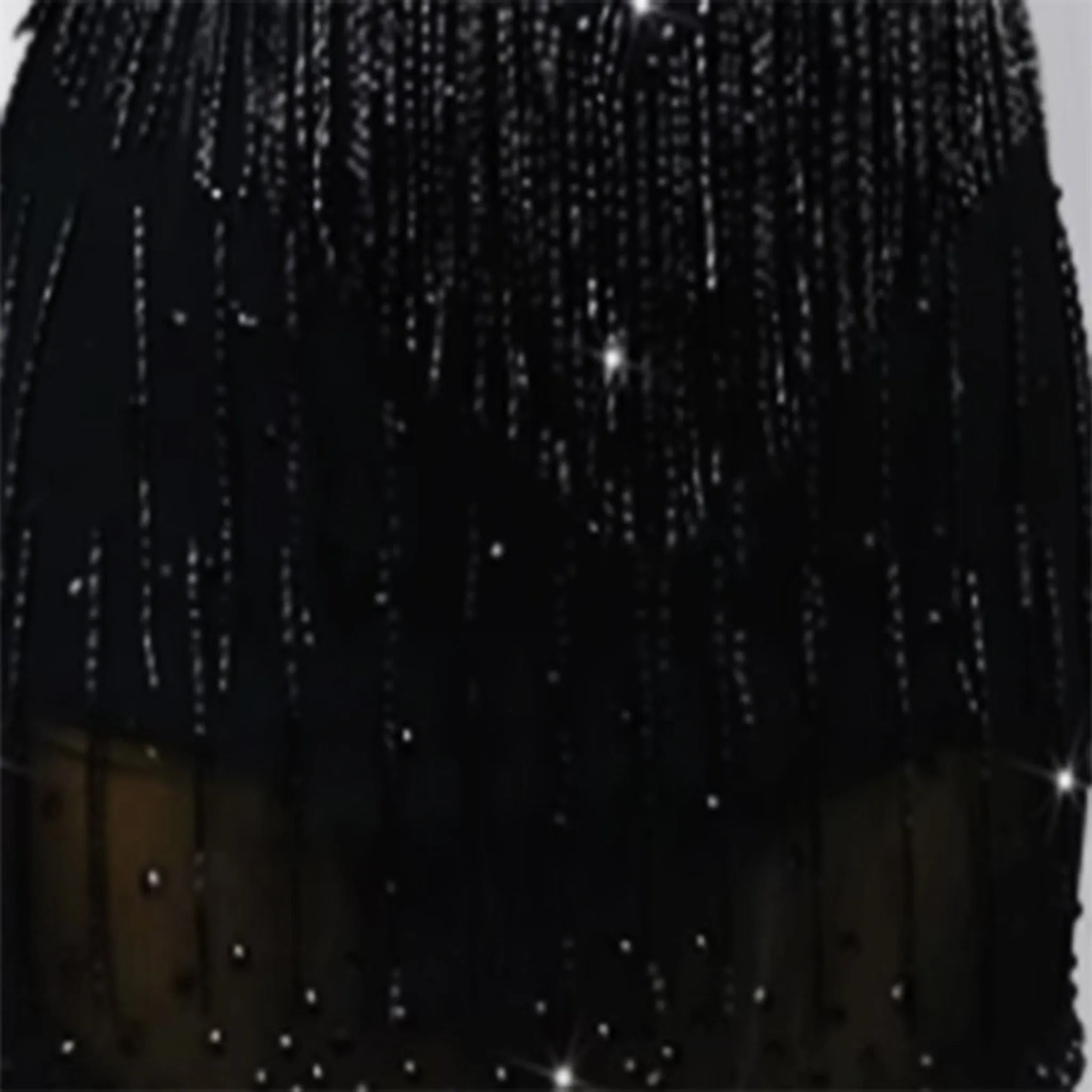 Black Mesh-Covered Latin Dress | LQ457