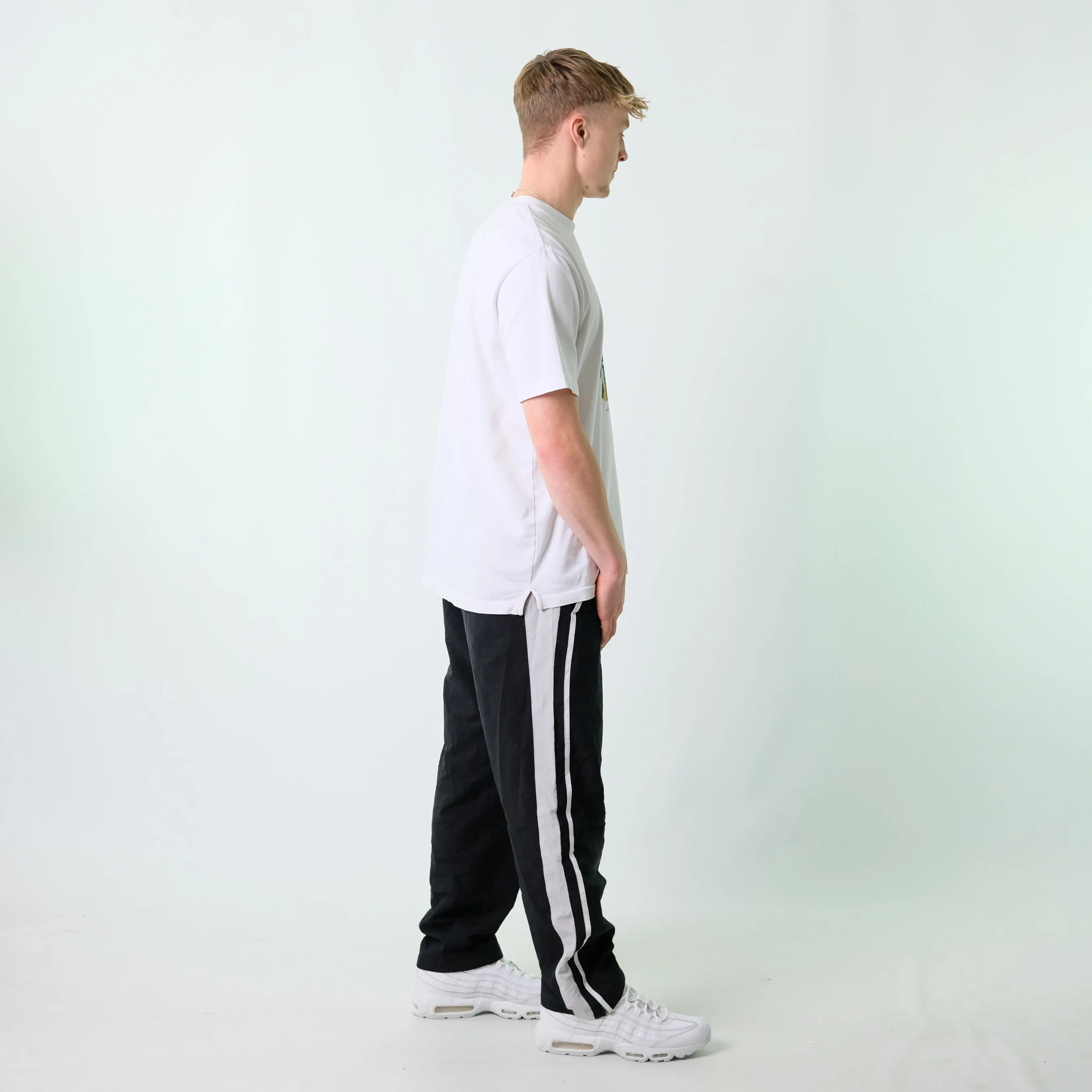 Black y2ks Nike Tracksuit Bottoms  Baggy Pants (40x30)