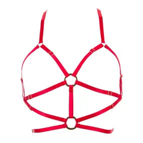 Bon Bondage Harness Slim ruby