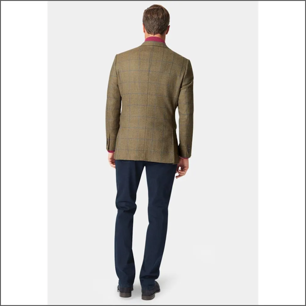 Brook Taverner Breedon Pure New Wool Check Jacket-