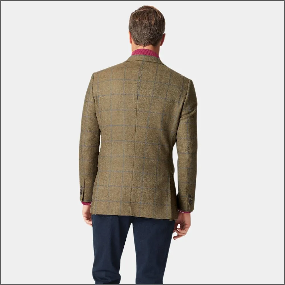 Brook Taverner Breedon Pure New Wool Check Jacket-