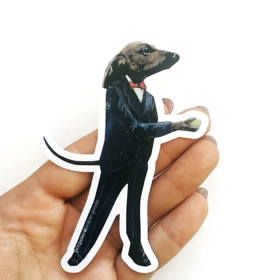 Dapper Dachshund Viny Sticker