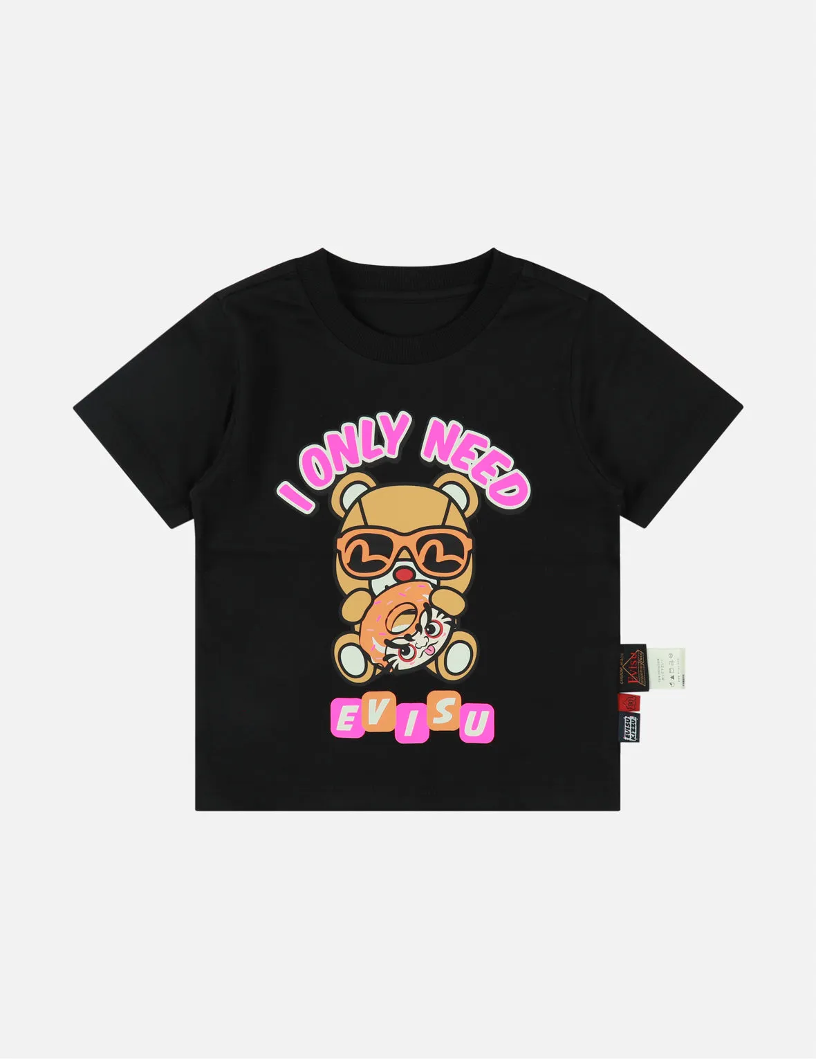 Daruma Donut Bear and Seagull Print Regular Fit T-shirt