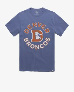 DENVER BRONCOS HISTORIC ROUNDED '47 SCRUM TEE