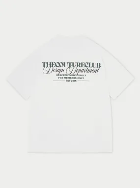 DESIGN DEPARTMENT GRAPHIC T-SHIRT - WHITE