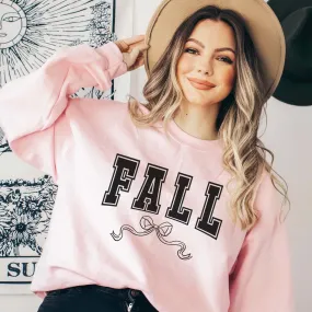 Fall Bow Graphic Sweatshirt