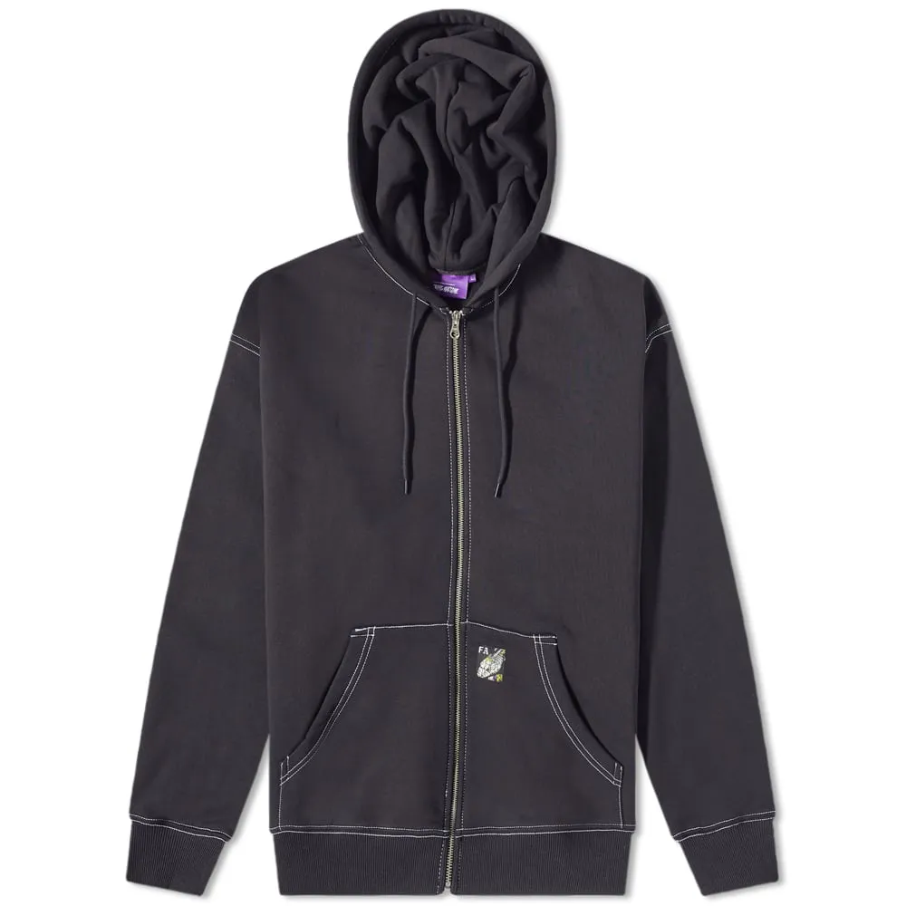 Fucking Awesome Lesser God Zip HoodieBlack