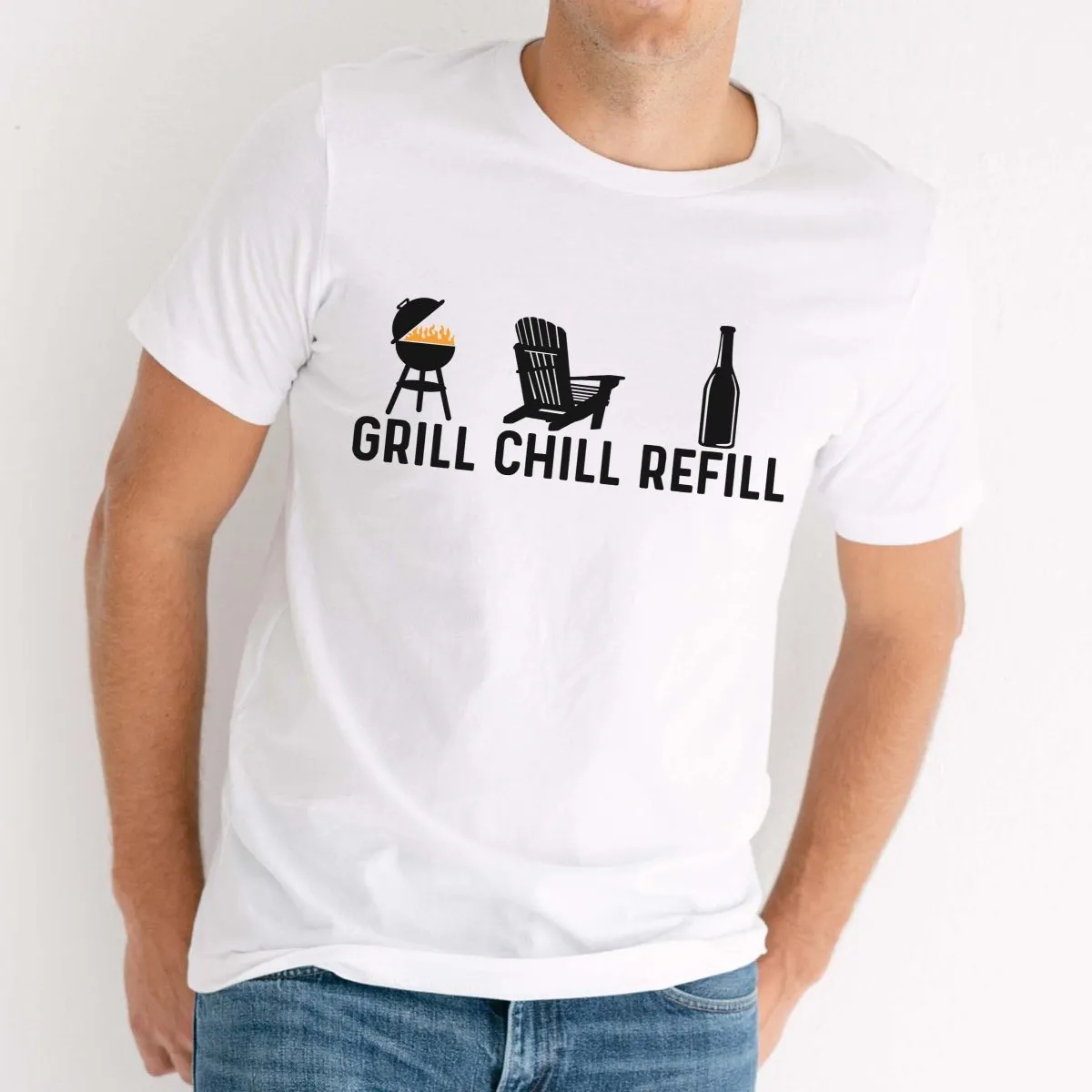 Grill Chill Refill Graphic Tee