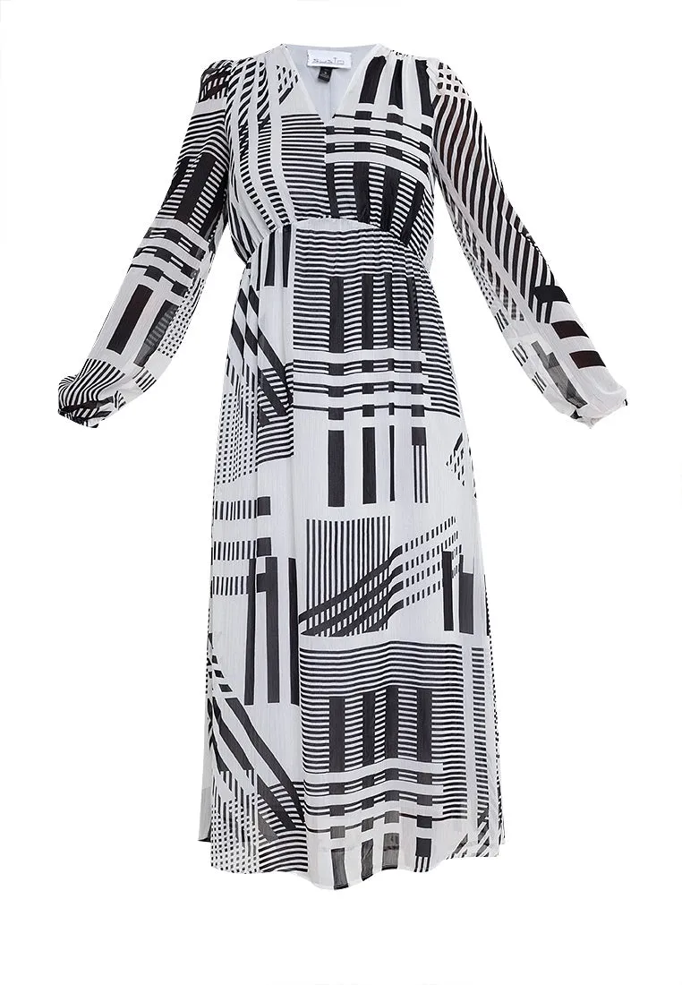 HELENA GRAPHIC DRESS