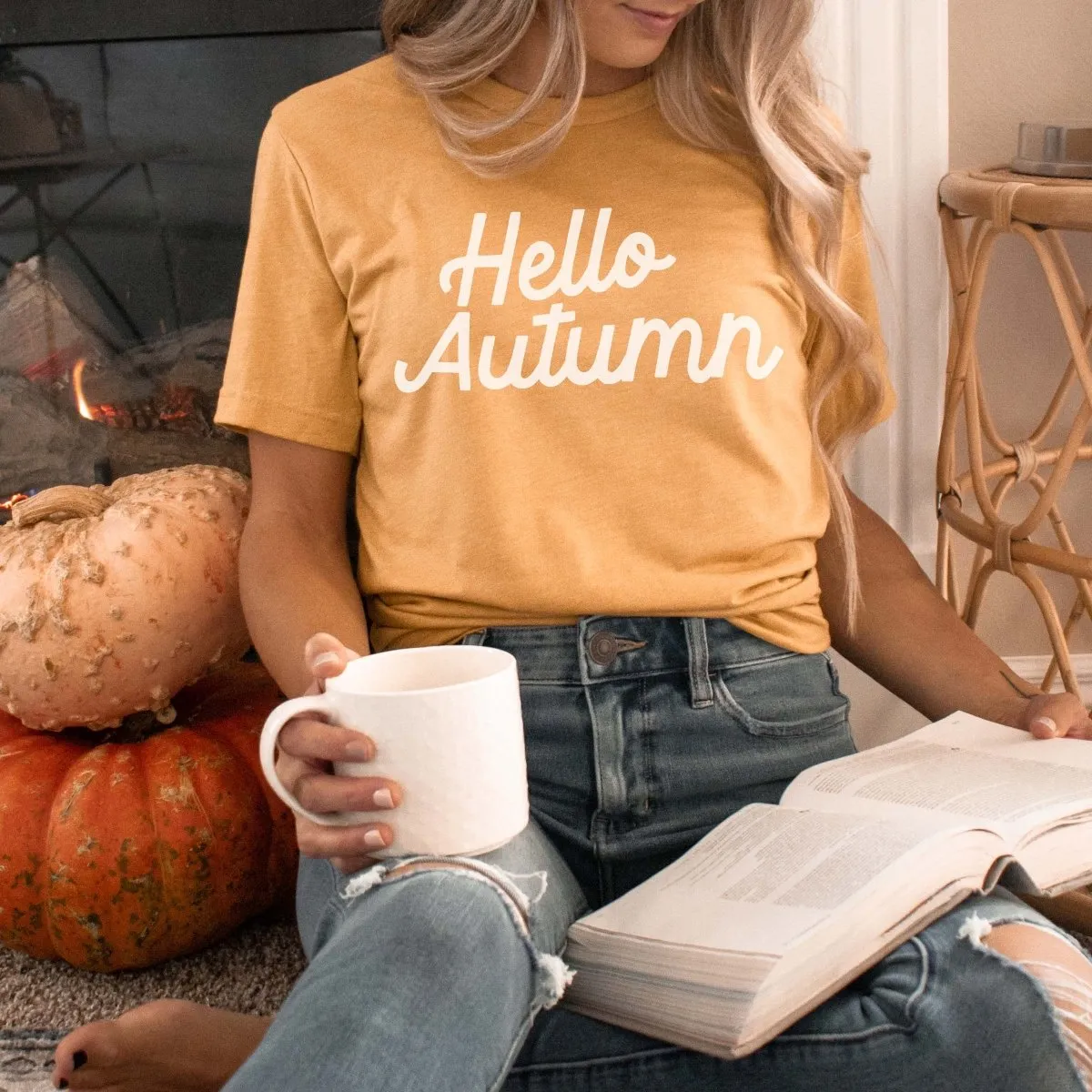 Hello Autumn Bella Graphic Tee