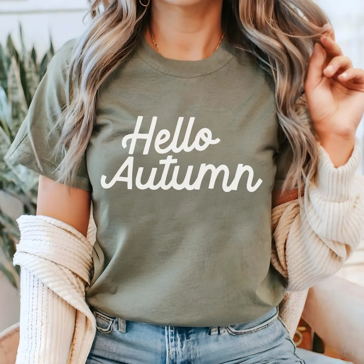 Hello Autumn Bella Graphic Tee