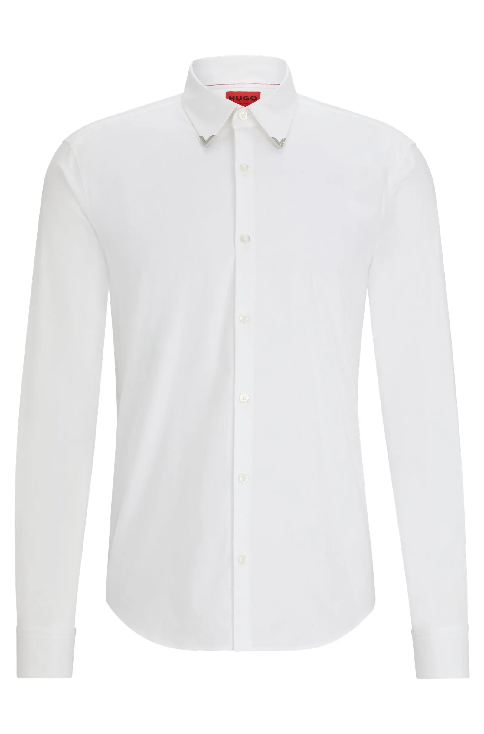 Hugo Boss Ermo LS Slim Shirt White