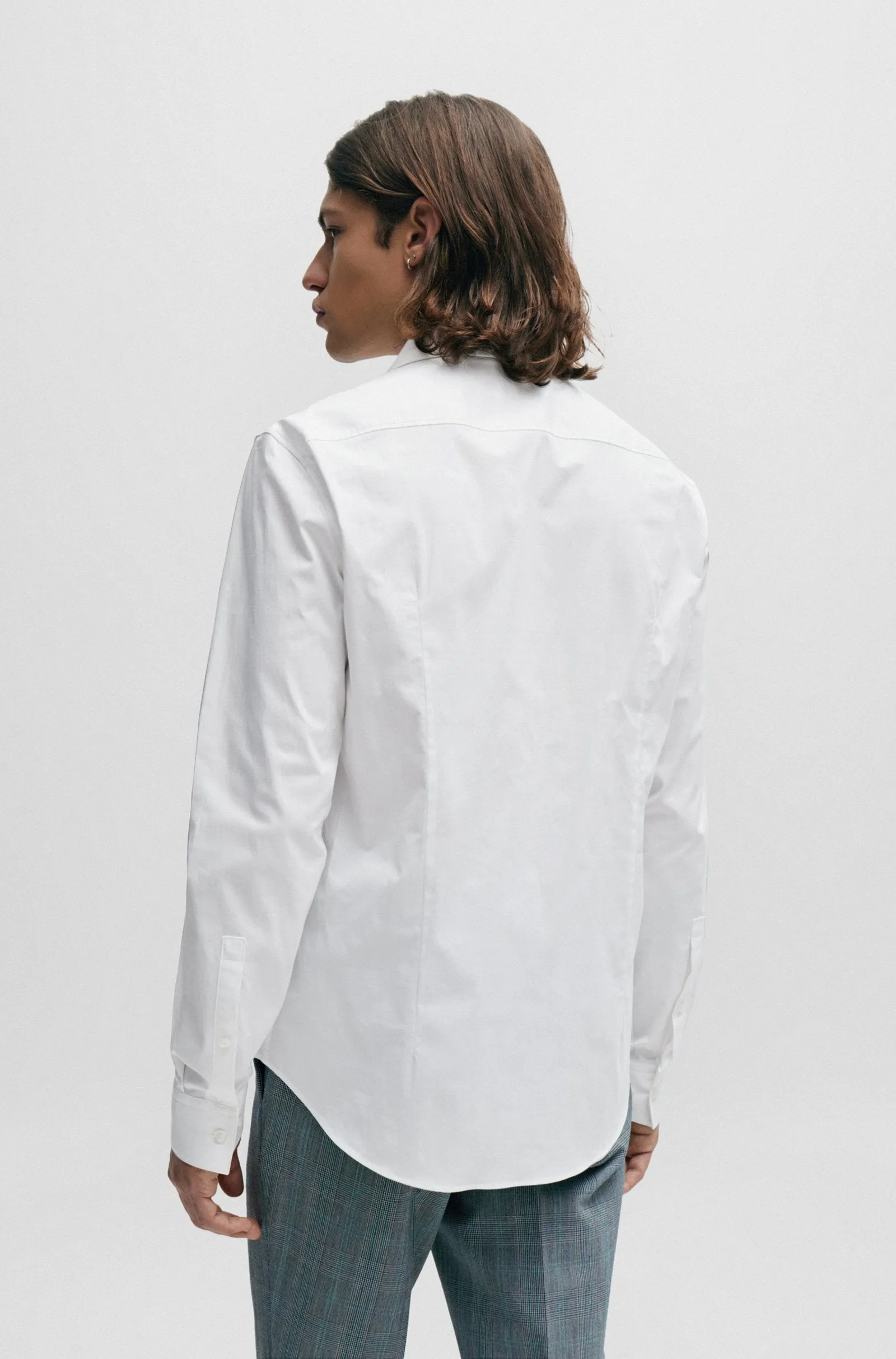 Hugo Boss Ermo LS Slim Shirt White