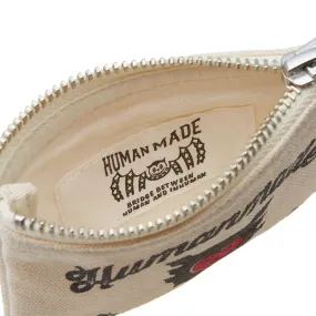 Human Made Zip WalletWhite