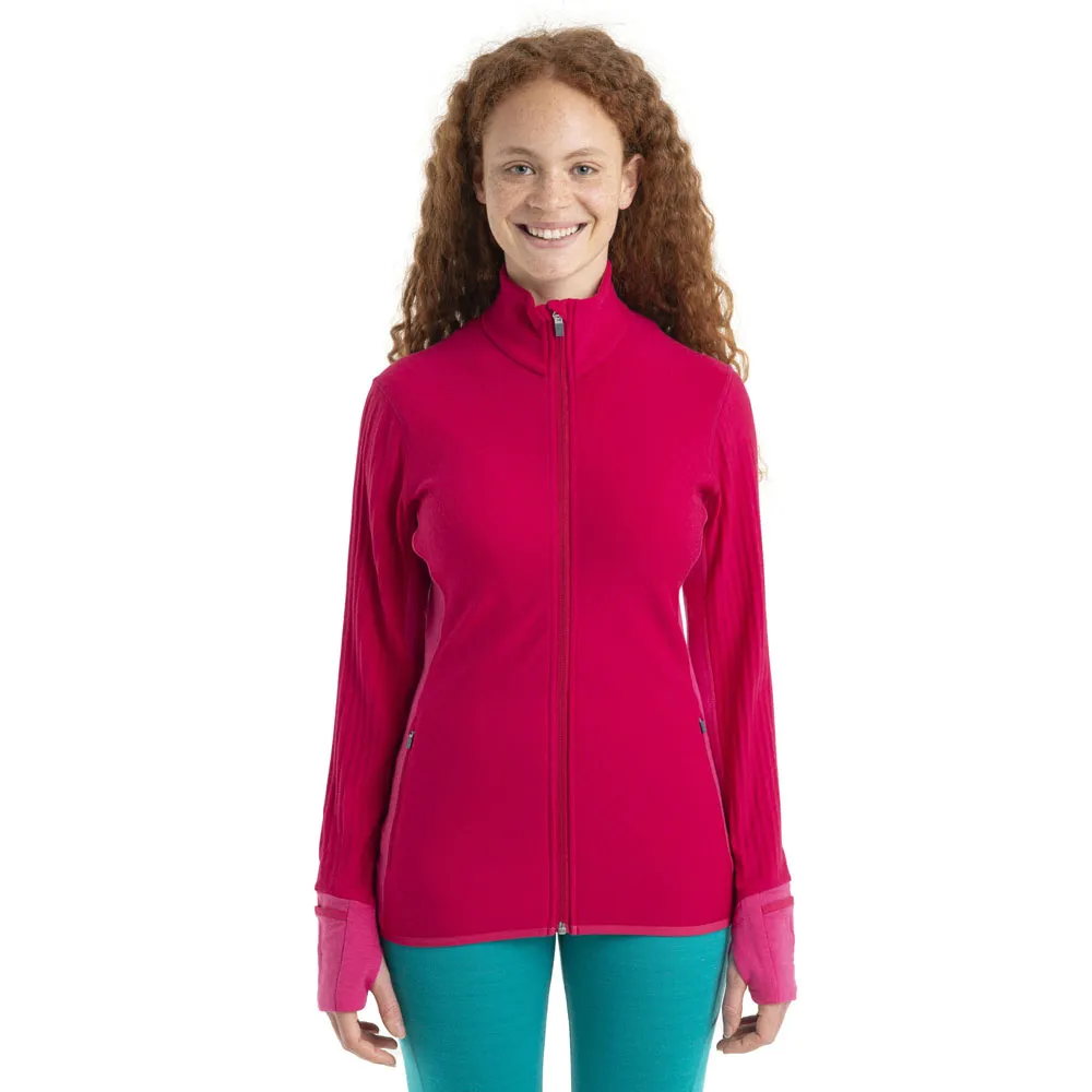 Icebreaker Descender LS Zip Women