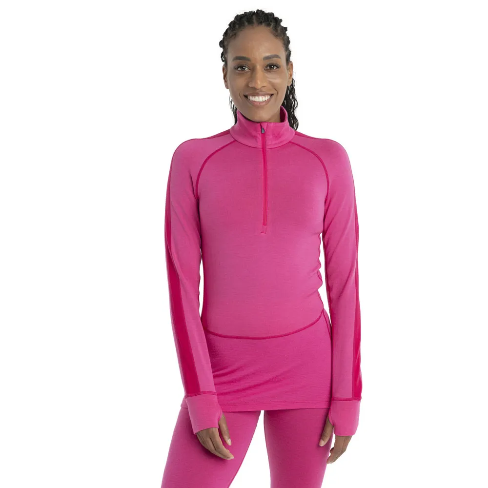 Icebreaker Womens ZoneKnit 260 LS Half Zip