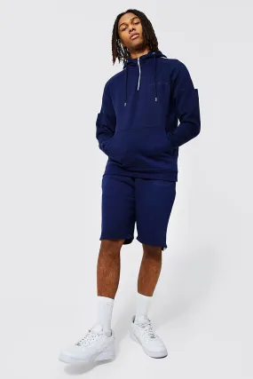 Limited 1/4 Zip Side Panel Hooded Tracksuit