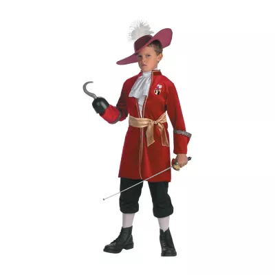 Little & Big  Boys Disney Captain Hook Classic Peter Pan Costume