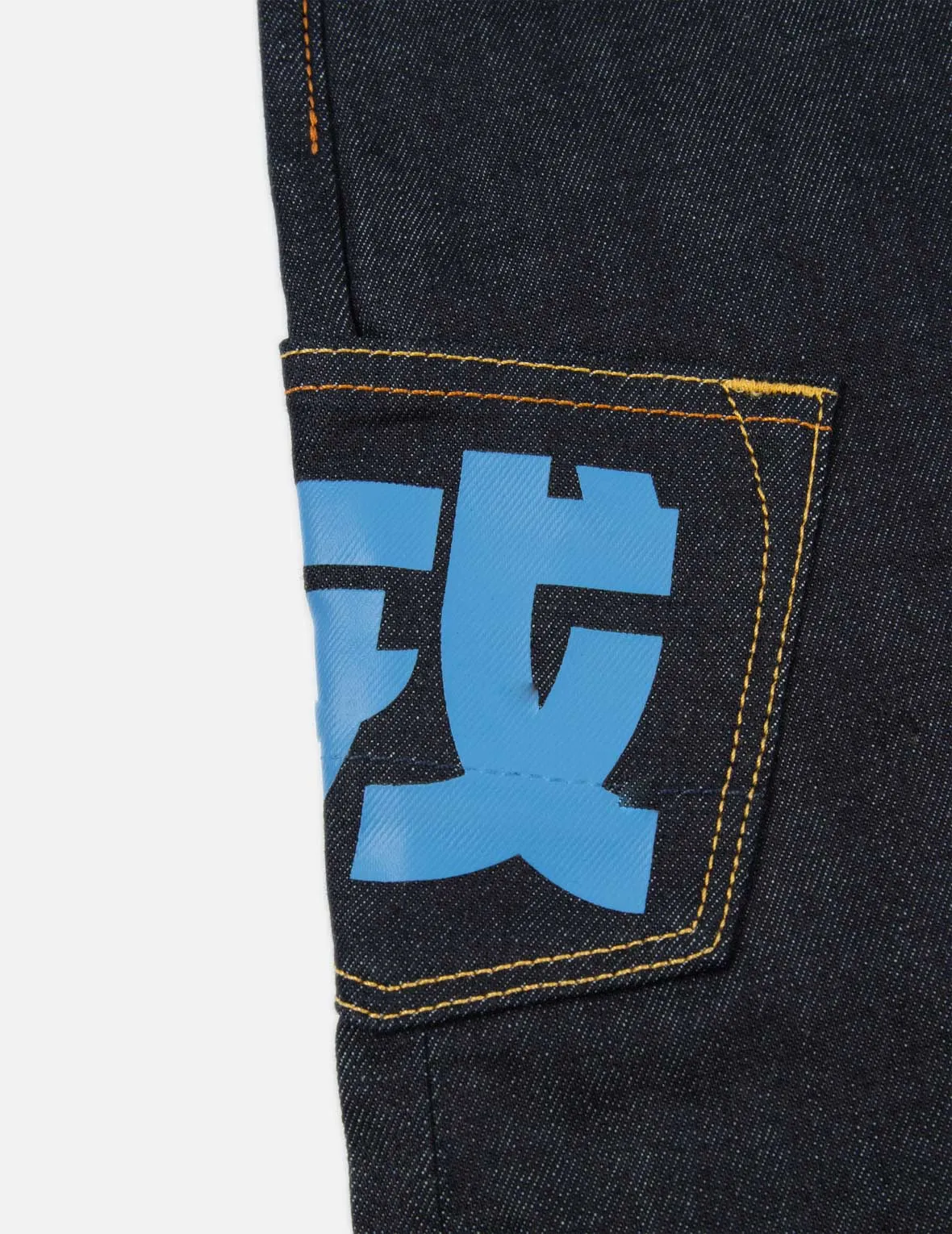 Logo-Print Multi-Pockets Regular-Fit Denim Jeans #2010