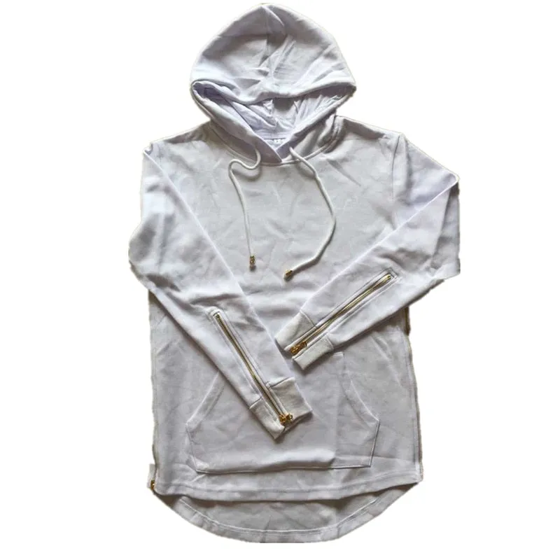 Long Hoodie with Zips