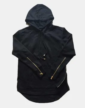 Long Hoodie with Zips