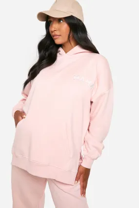 Maternity Mama Applique Oversized Hoodie