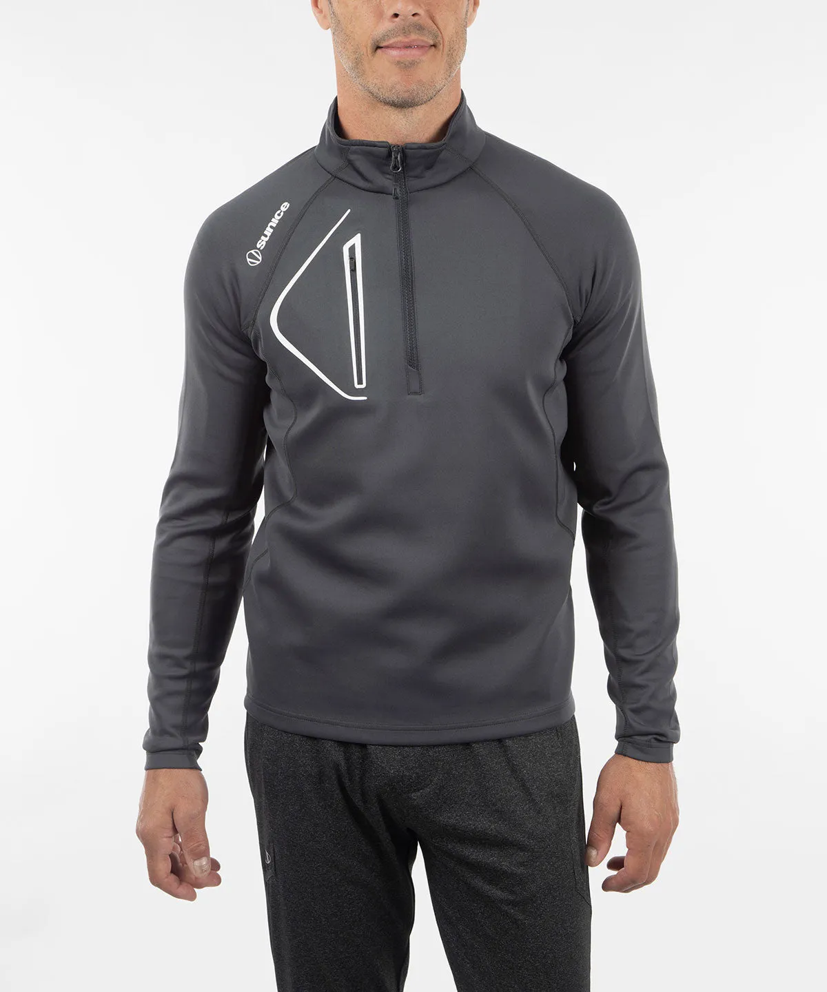 Men's Allendale SuperliteFX Stretch Thermal Half-Zip Pullover