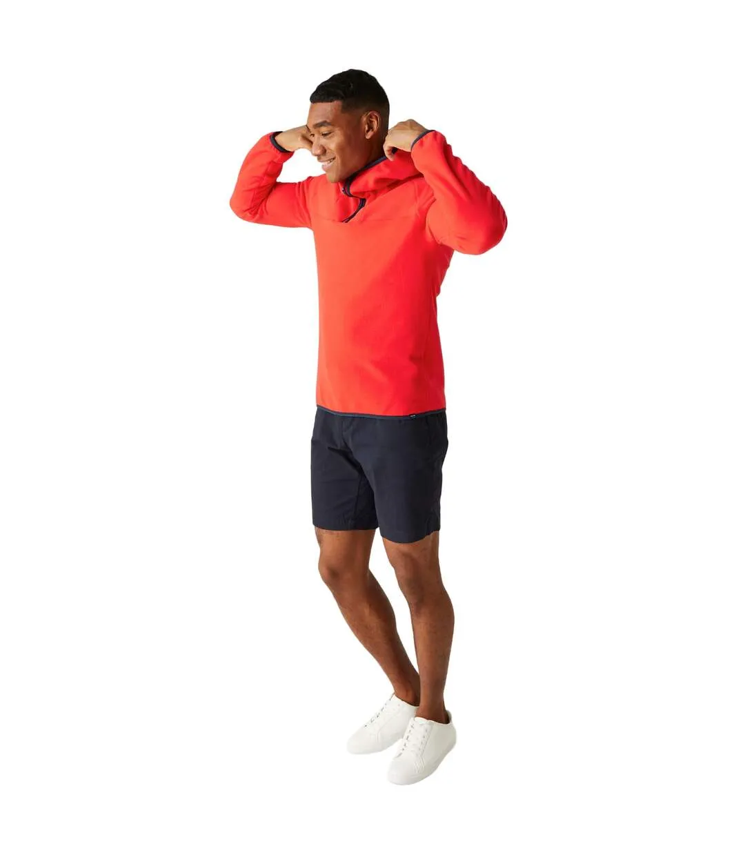 Mens kathan fleece hoodie high risk red Regatta