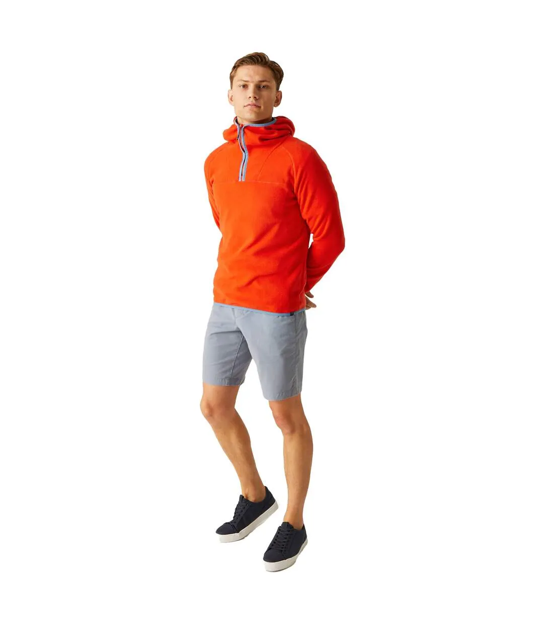 Mens kathan fleece hoodie rusty orange Regatta