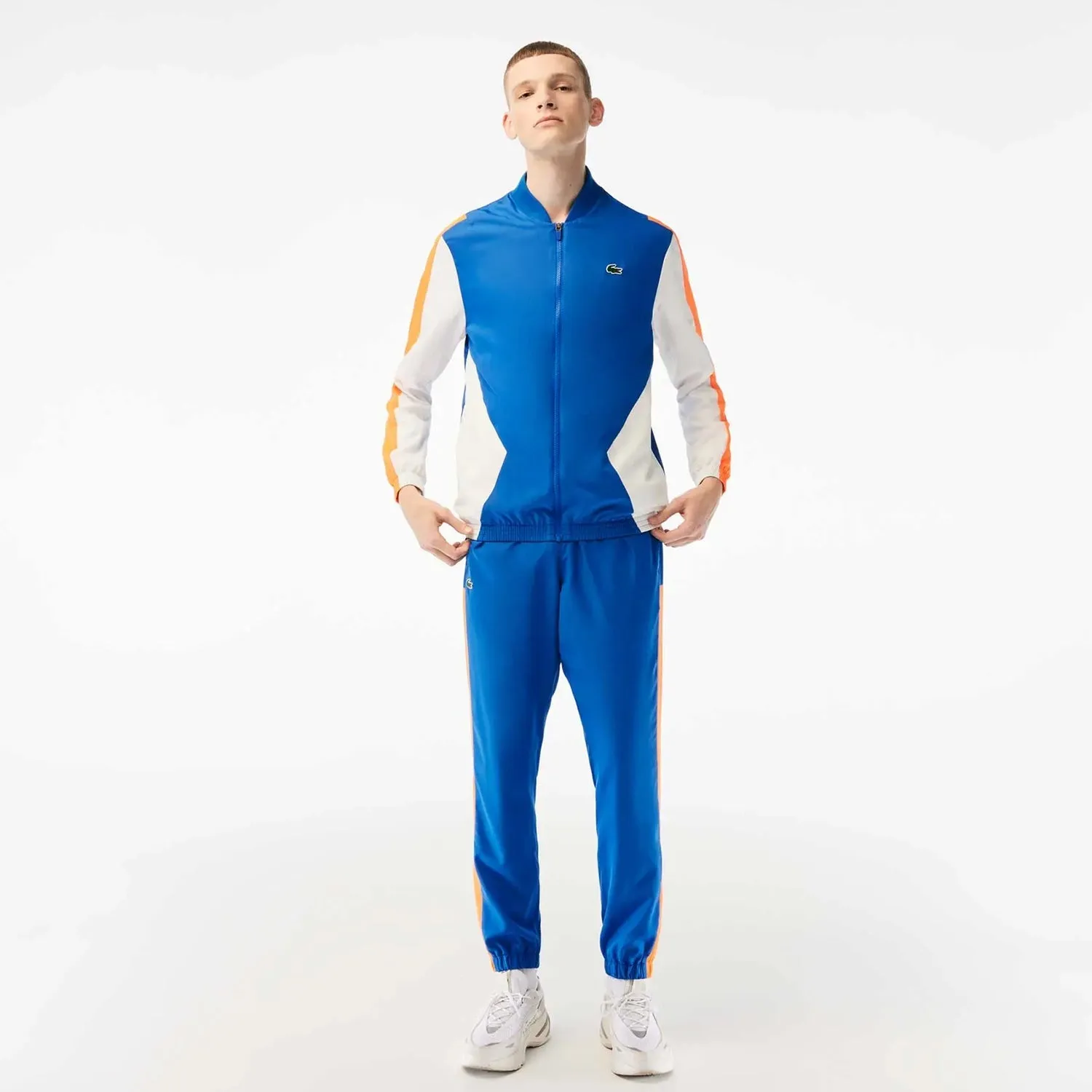 Men's Lacoste Full Tracksuit -  Blue Orange