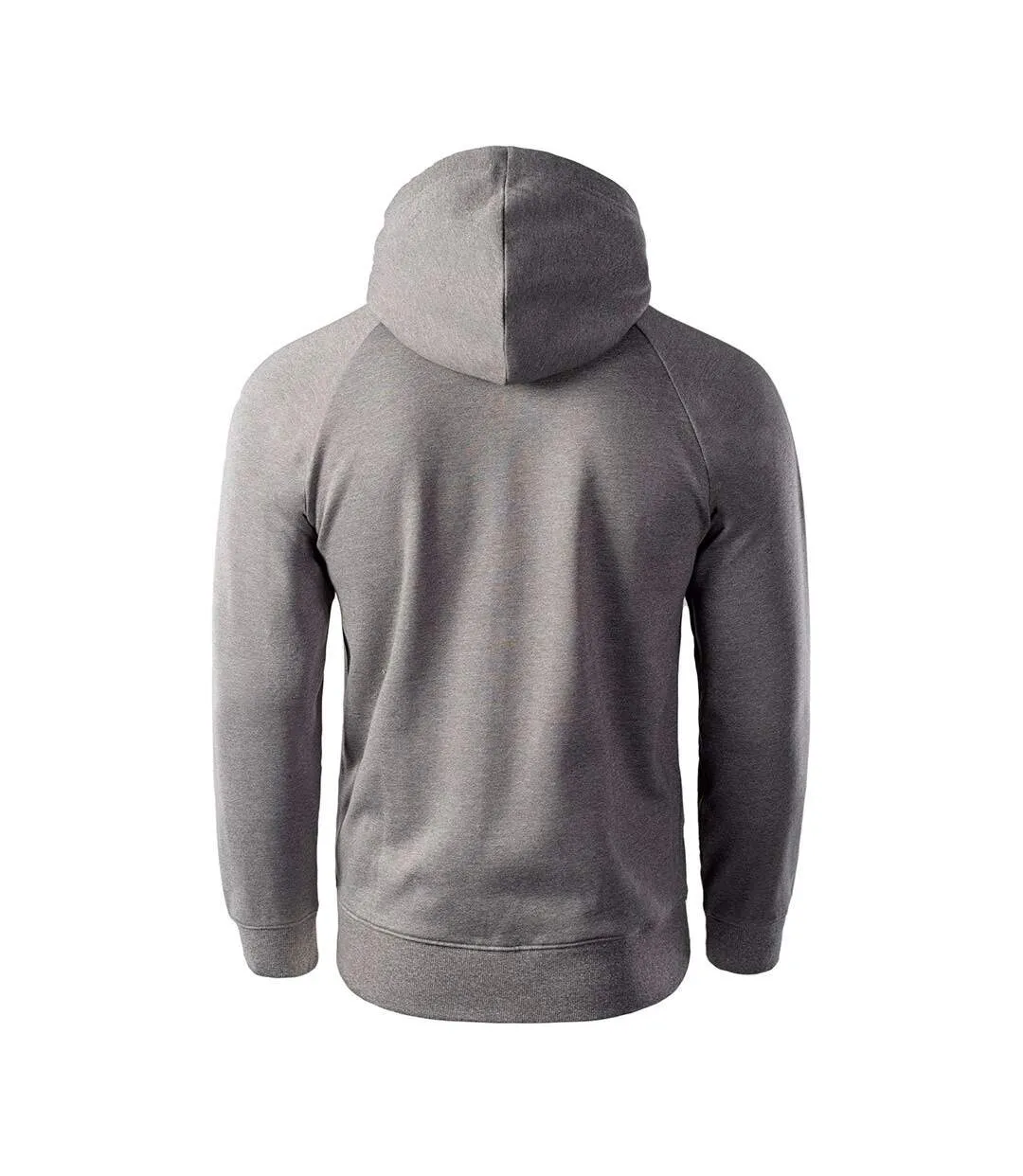 Mens selan full zip hoodie grey melange Hi-Tec