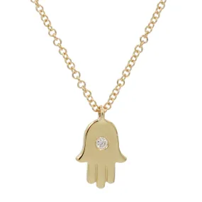 Mini Hamsa Necklace