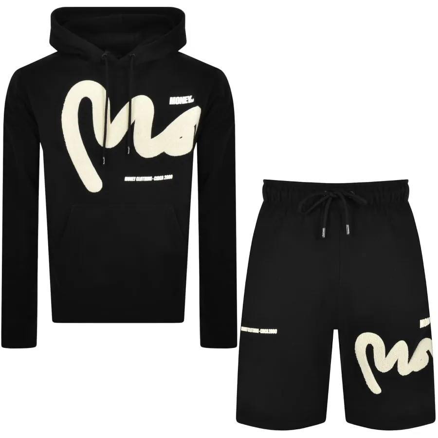 Money Lounge Shorts Tracksuit Black