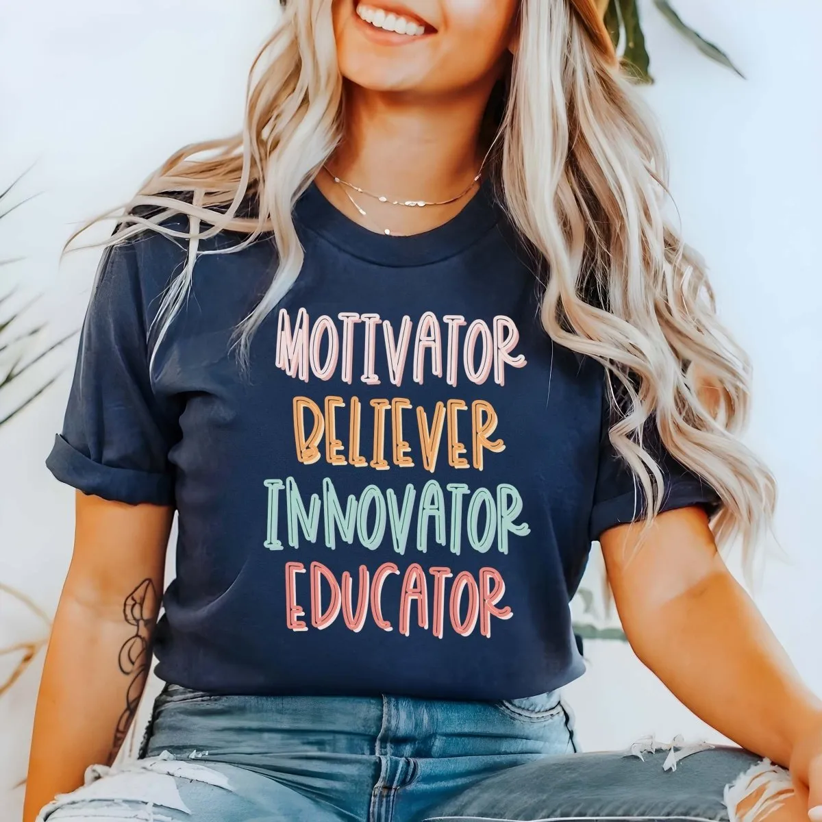 Motivator Educator Bella Graphic Tee