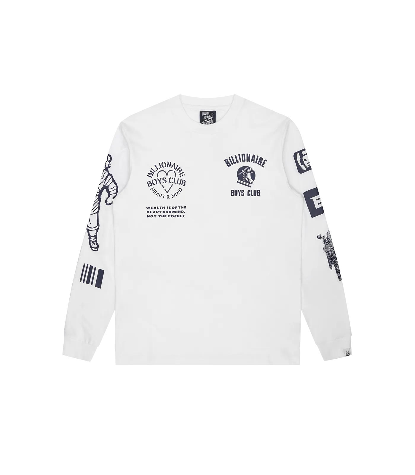 MULTI GRAPHIC L/S T-SHIRT - WHITE