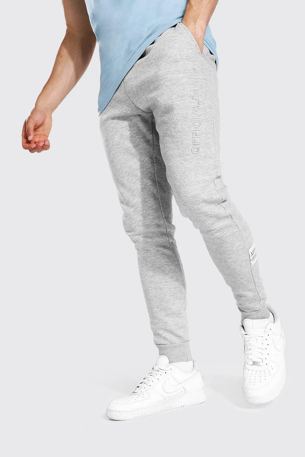 Official Man Skinny Fit Jogger | boohooMAN UK