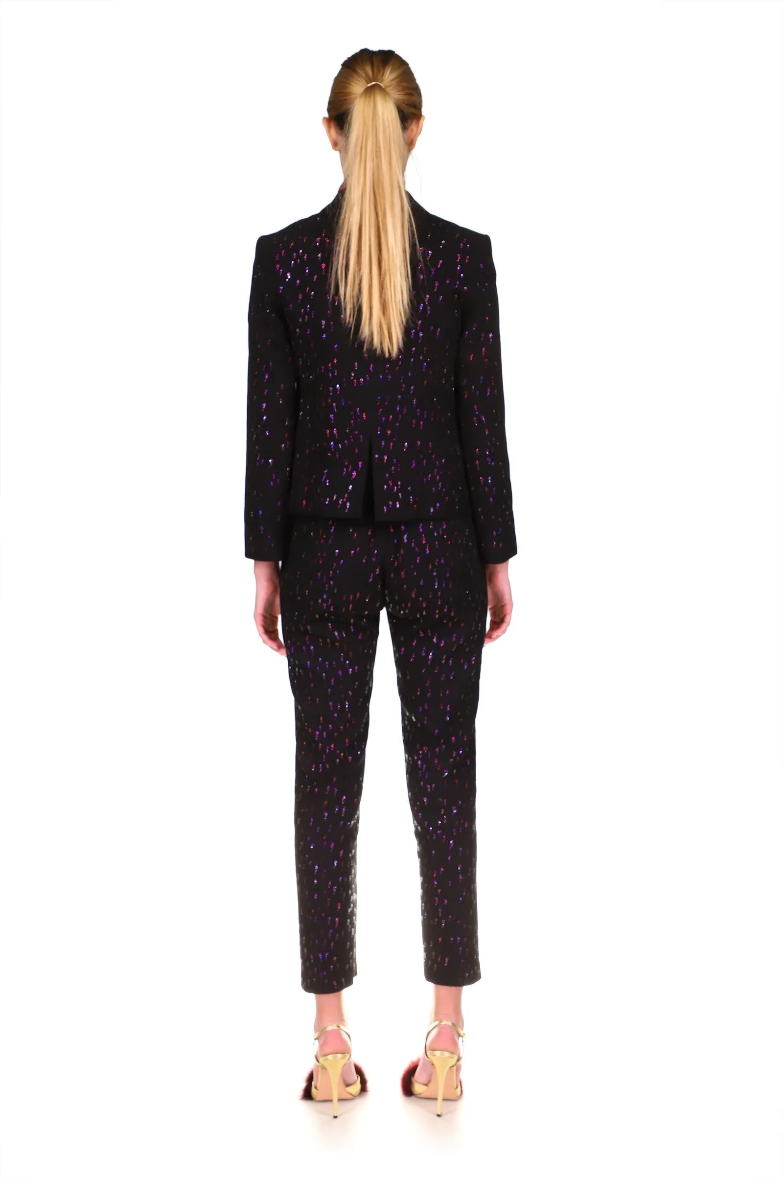 'OIL SLICK' SLIM TROUSER