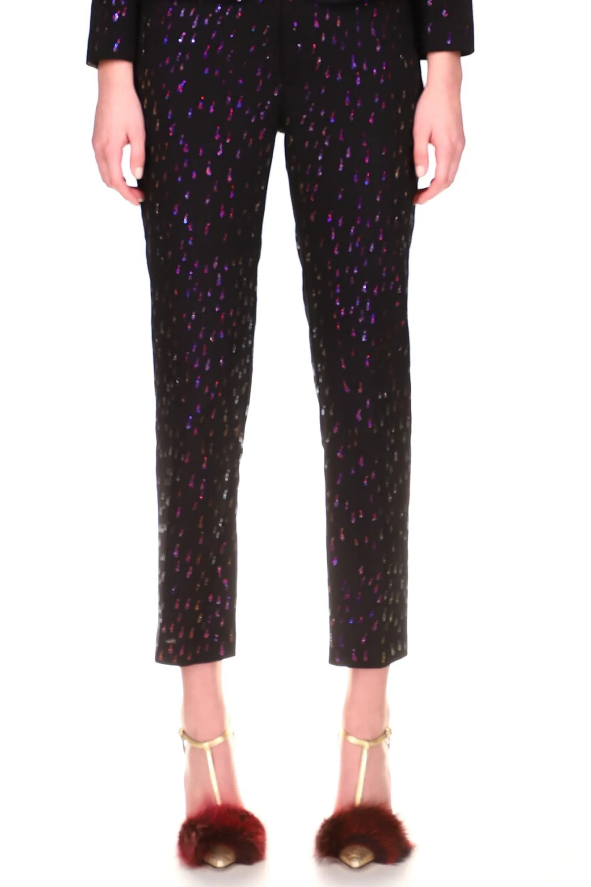 'OIL SLICK' SLIM TROUSER