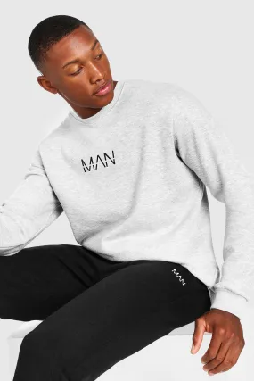 Original MAN Sweatshirt | boohooMAN UK