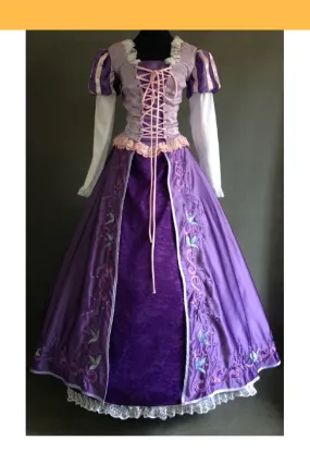 Princess Rapunzel Classic Embroidered Cosplay Costume