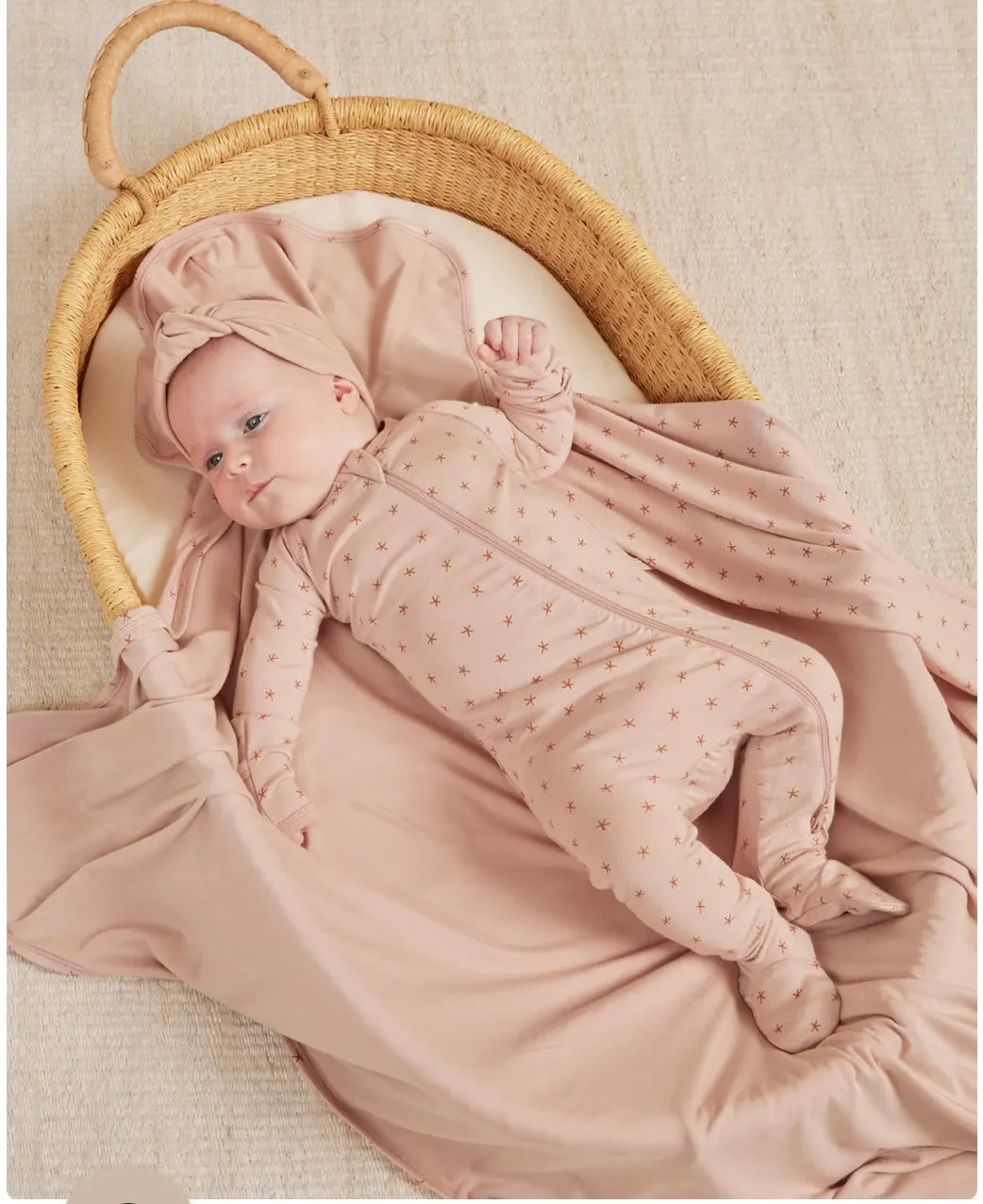 Quincy Mae Bamboo Zip Footie