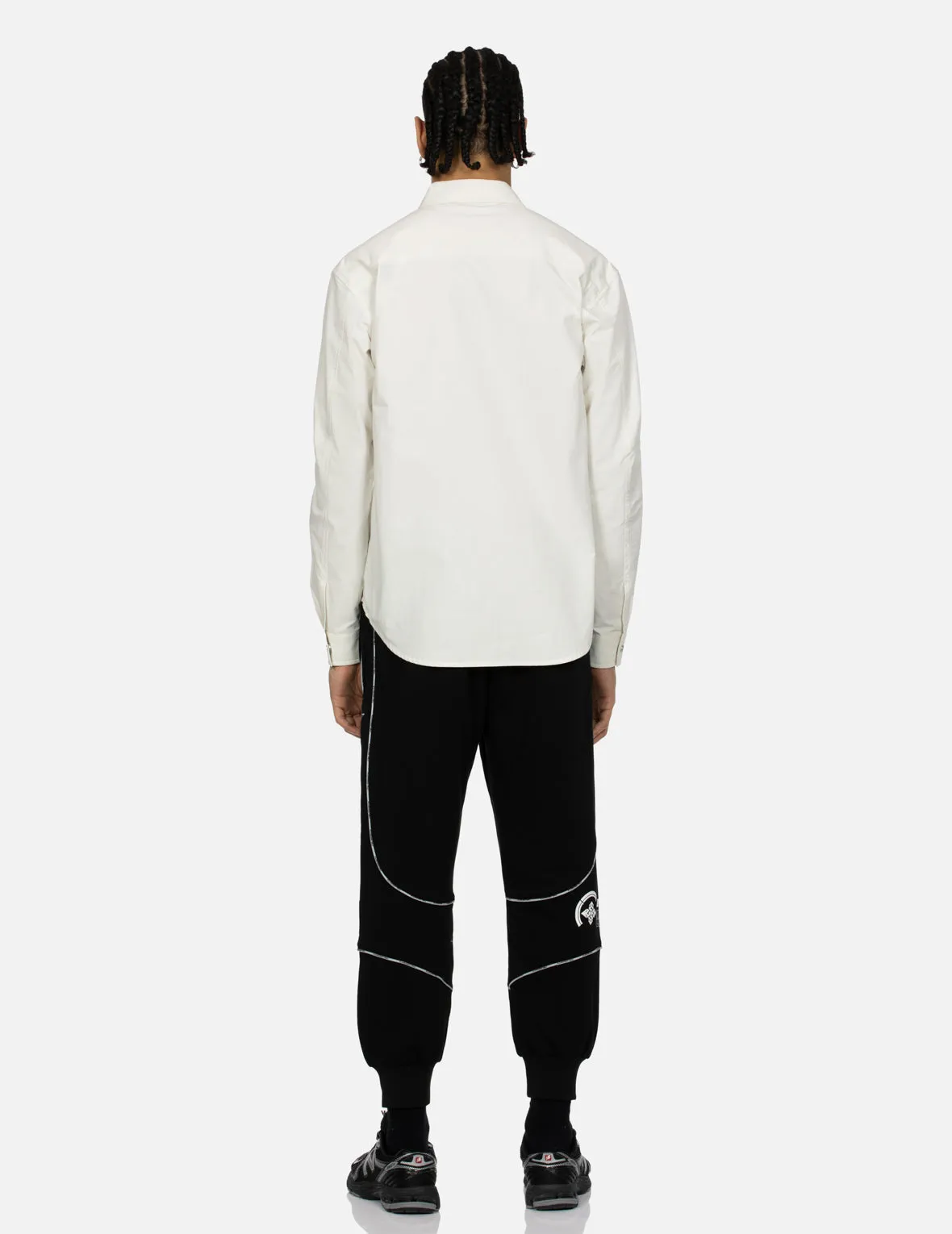 Reflective Strapped and Logo Embossed Regular Fit Sweatpants