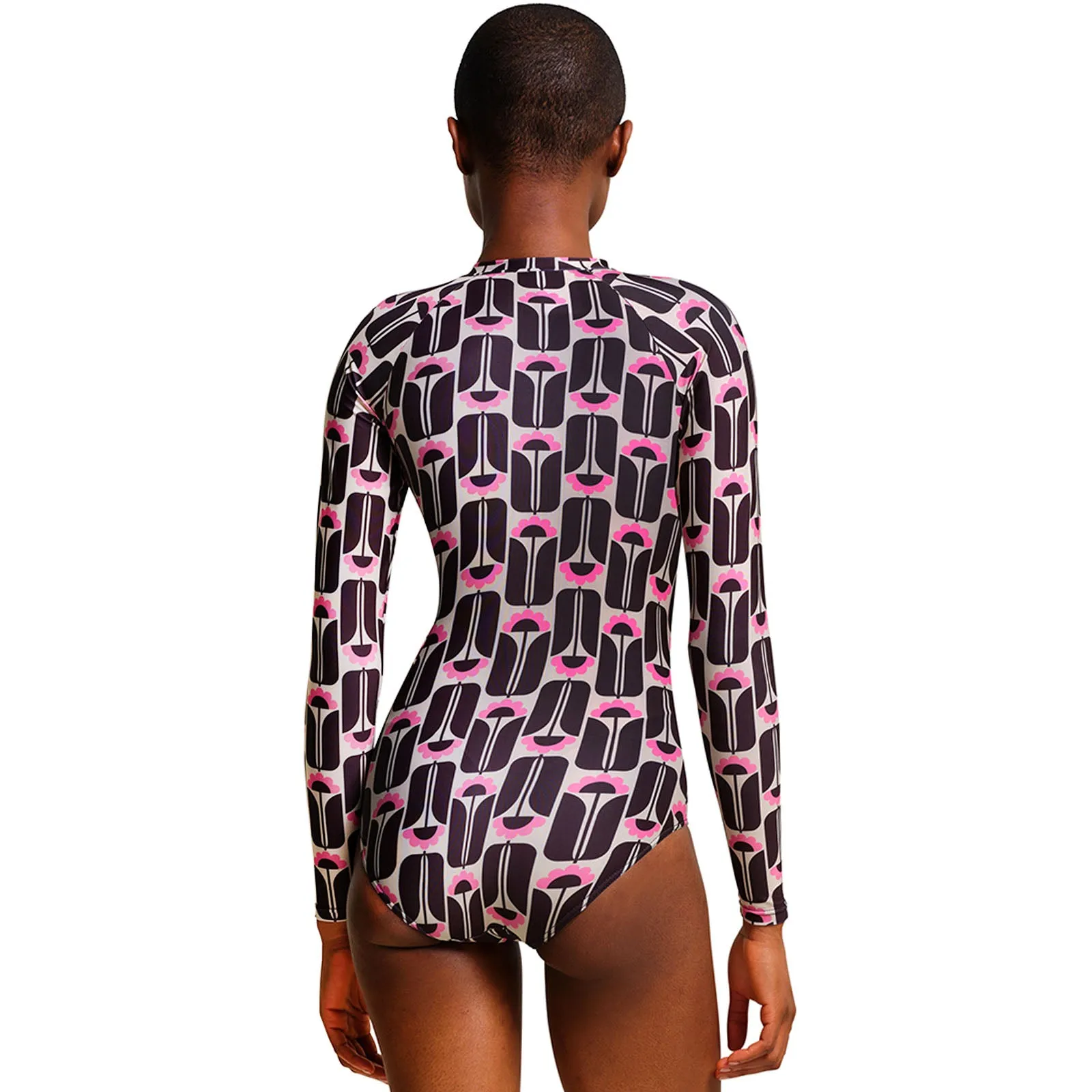 Regatta Womens Orla Kiely Front Zip Swimming Costume