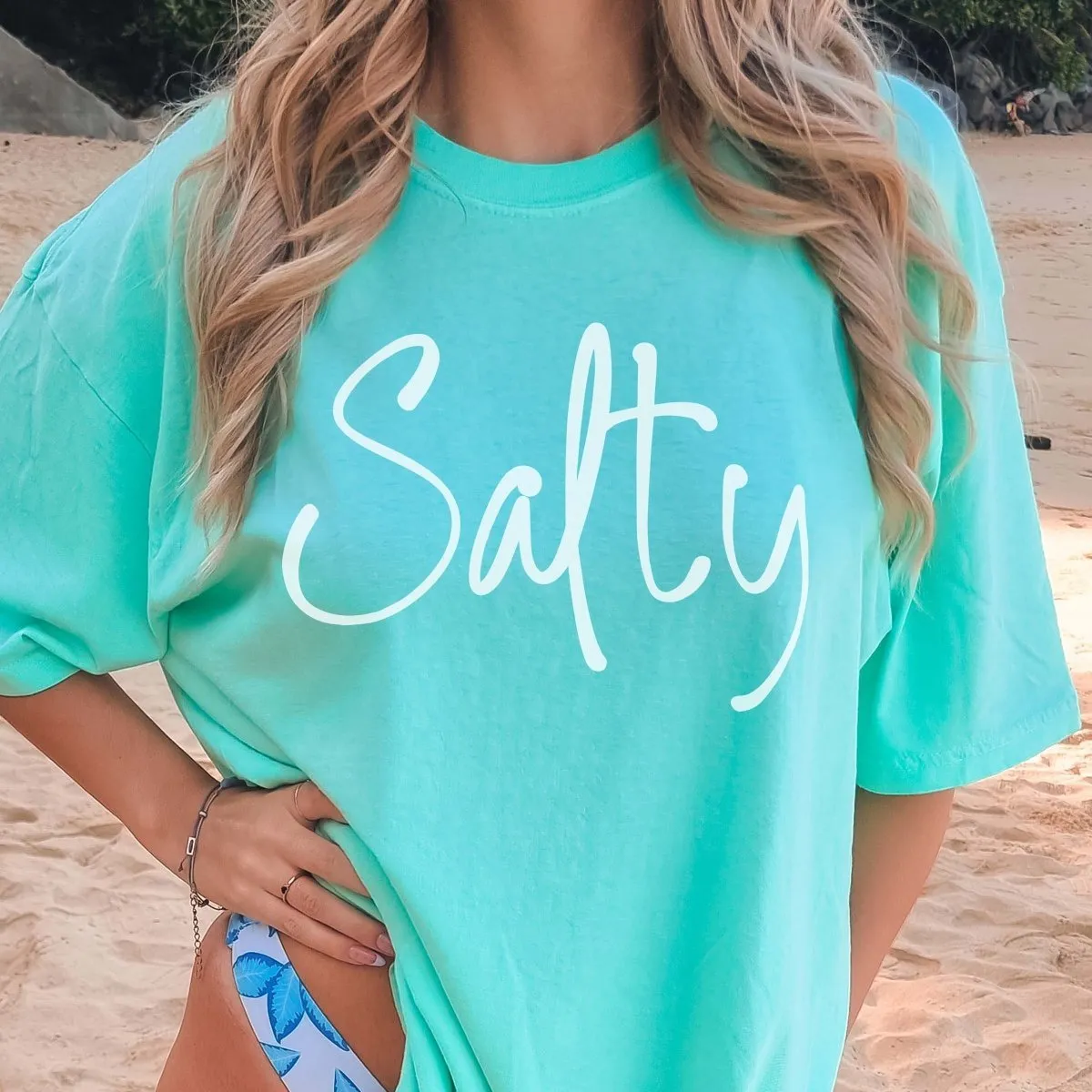 Salty Comfort Color Graphic Tee