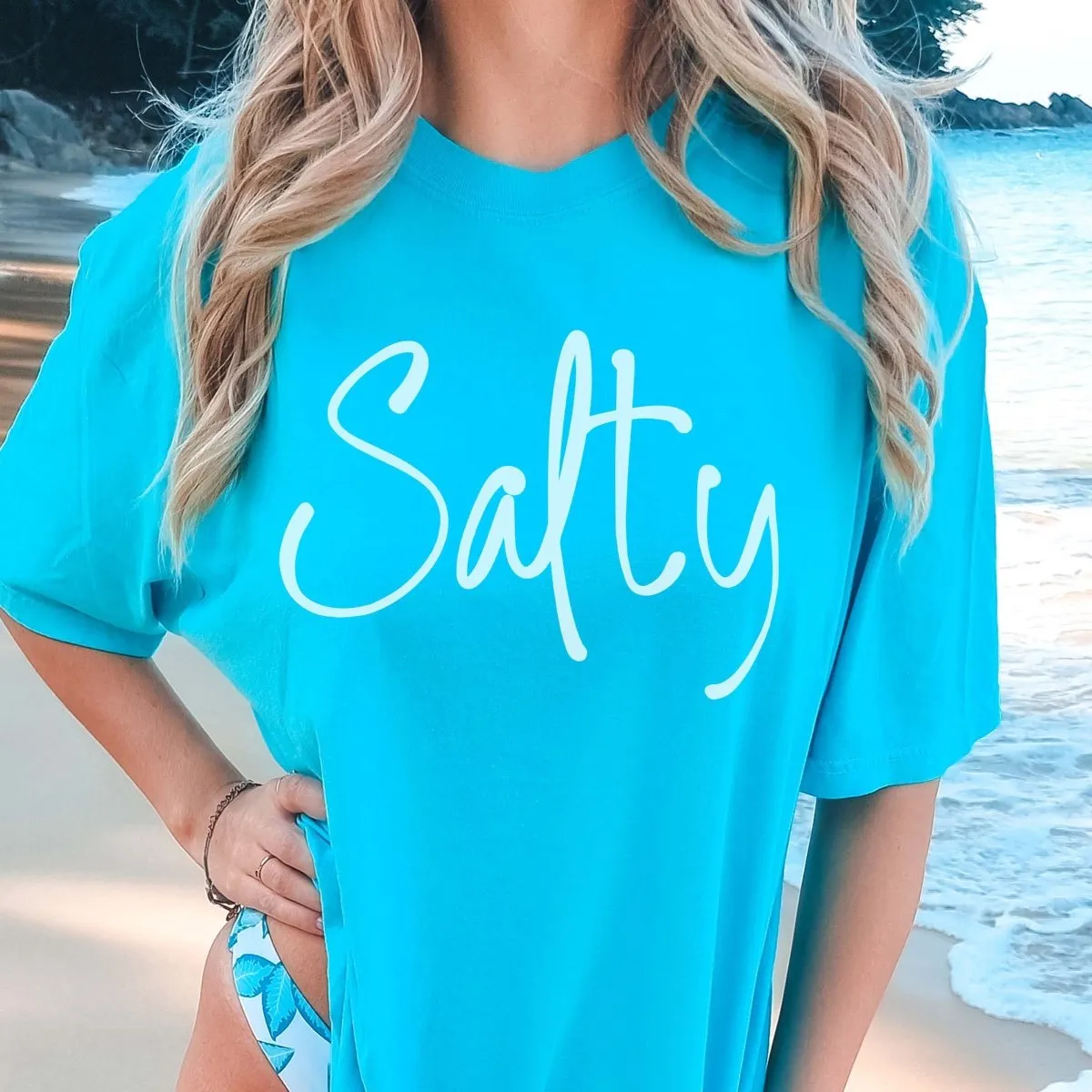 Salty Comfort Color Graphic Tee