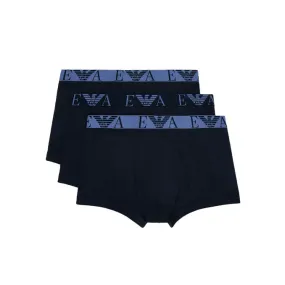 SET BOXER TRIPACK LOGO Man Blue